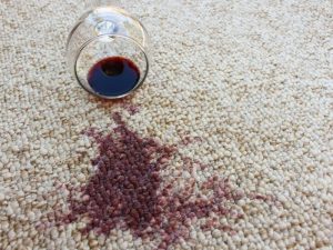 remove wine from my rugs
